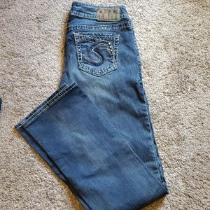 Silver jeans